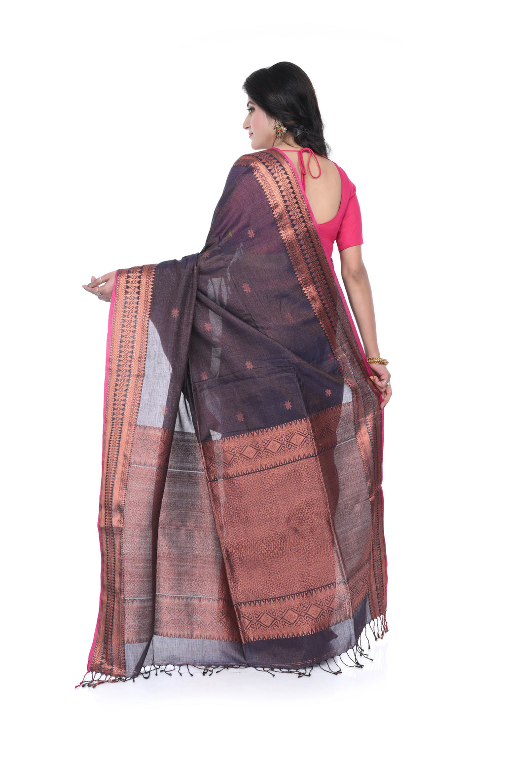 Handloom Benarasi Saree with Zari Border