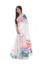 Hand Painted Cotton Jamdani Saree