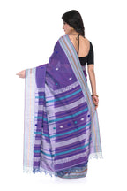 Purple Colour High Quality Pure Handloom Saree with Heavy Pallu