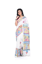 Cotton Kantha Saree with Exclusive Border & Pallu